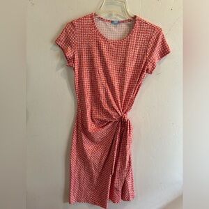 J. McLaughlin Pink Mini Patterned Dress